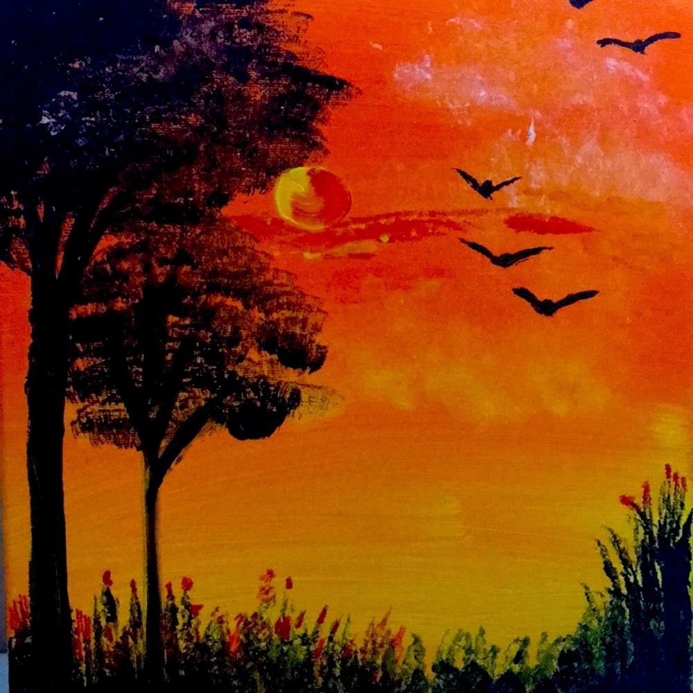 I sold this painting for $40